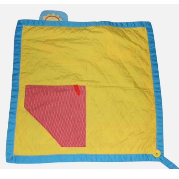 Vintage Playskool Fold N Go Play Mat Quilt Activity Blanket 29X29 - Picture 5 of 5